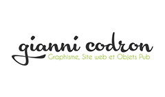 logo gianni codron graphiste angers